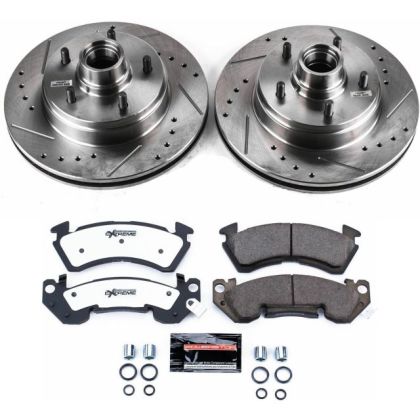 Power Stop 94-96 Chevrolet Impala Front & Rear Z26 Street Warrior Brake Kit