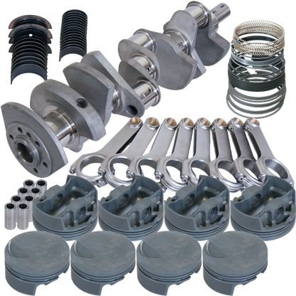 Eagle Chevy 502 4.250in Crank 6.385in H-Beam -3cc Flat Top 4.600in Pistons Rotating Assembly