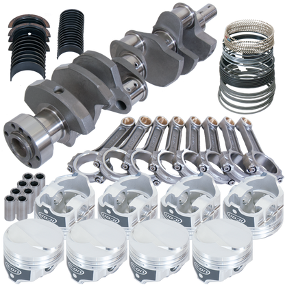 Eagle Chevy 454 1Pc 4.000in Crank 6.135in I-Beam Rods 18cc Dome 4.310in Pistons Rotating Assembly