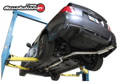 GReddy 11-14 Subaru WRX/STI (Sedan) 76mm Single Side Cat-Back Revolution RS Exhaust