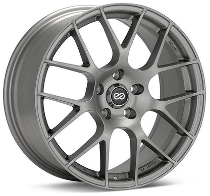 Enkei Raijin 18x8 5x120 32mm Offset 72.6mm Bore Black Wheel (MOQ 40)