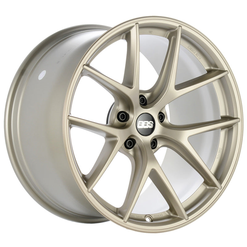 BBS Unlimited CI-R 20x8.5 ET52.5 (Face 1) Satin White-Gold Wheel