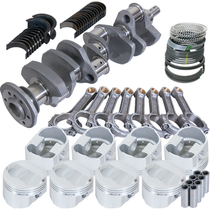 Eagle Chevy 350 3.750in Crank 5.700in I-Beam Rods Srp 7cc Dome 4.060in Pistons Rotating Assembly