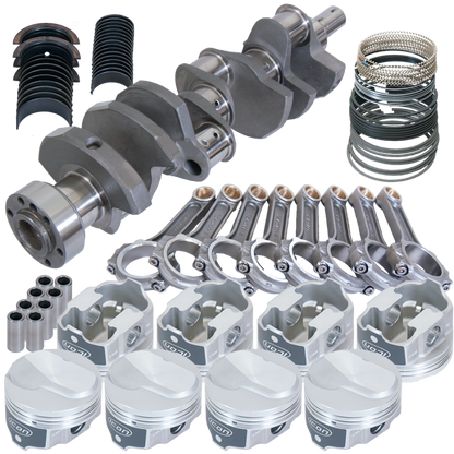 Eagle Chevy 454 1Pc 4.000in Crank 6.135in I-Beam Rod Closed Chamber 4.310in Piston Rotating Assembly