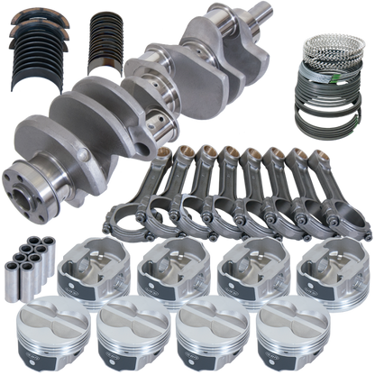 Eagle Ford 351W 4.000in Crank 6.200in I-Beam Rods -11cc Flat Top 4.060in Pistons Rotating Assembly
