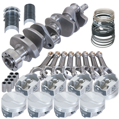 Eagle Chevy 454 1Pc 4.000in Crank 6.135in I-Beam Rods 18.3cc 4.280in Pistons Rotating Assembly