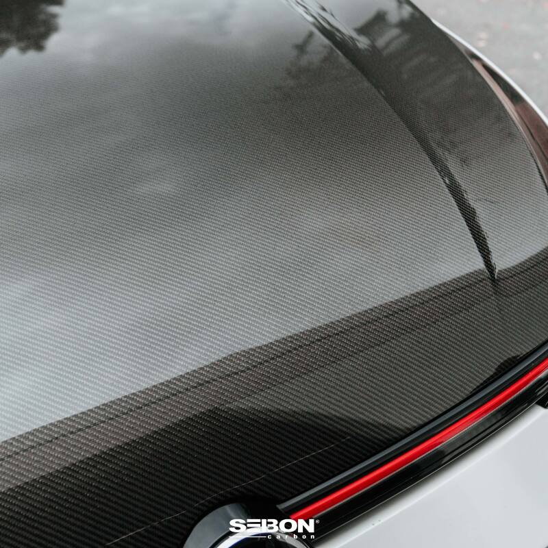 Seibon 22-23 Volkswagen Golf GTI/R OEM Style Carbon Fiber Hood