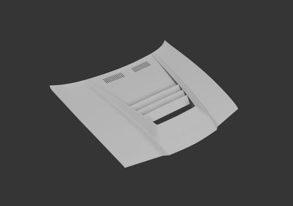 Big Duck Club - BMW E36 HOOD- VENTED