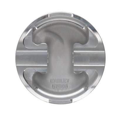 Manley Chevrolet Big Block Piston Set - 4.500in Bore 1.645in CH, -10.00 CC