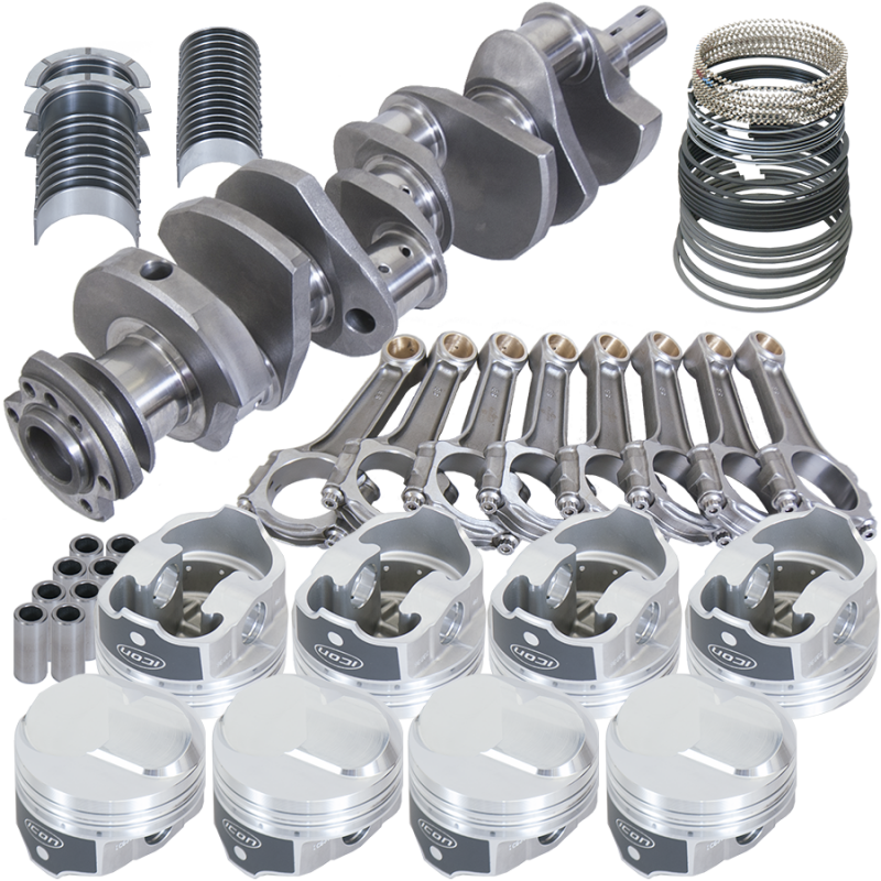 Eagle Chevy 454 4.000in Crank 6.135in I-Beam Rods 43cc Dome 4.310in Pistons Rotating Assembly