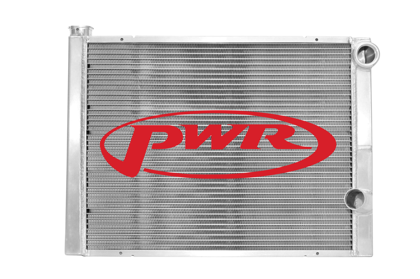 PWR - 42mm Universal Performance Radiator (PWR Open 28” x 19”) -20 AN Port Inlet, 1-3/4″ High Outlet