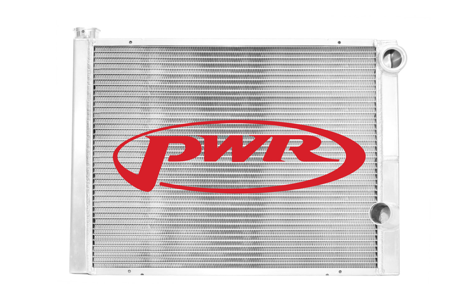 PWR - 42mm Universal Performance Radiator (PWR Open 31″ x 16″) -20 AN Port Inlet, 1-3/4″ High Outlet