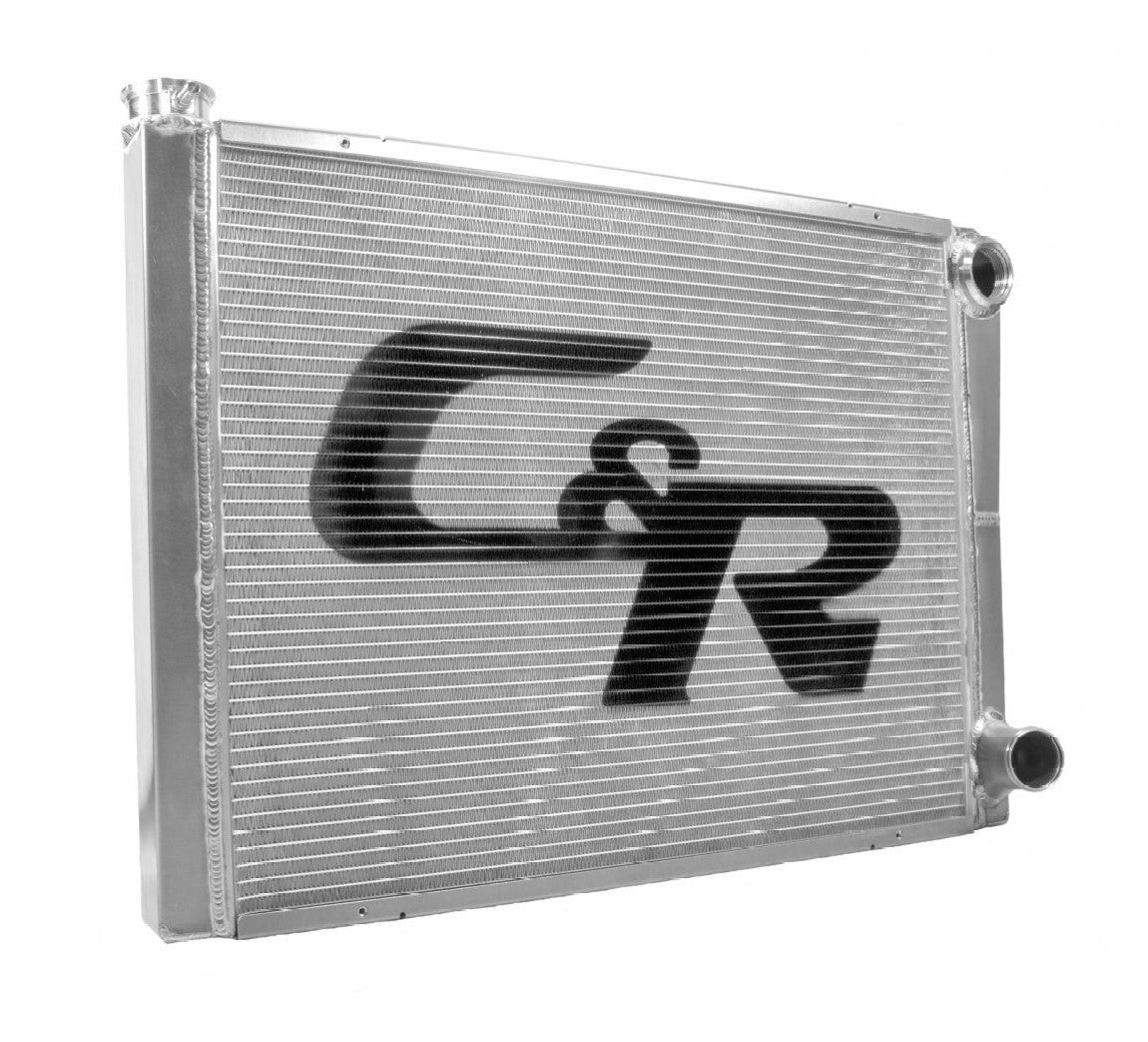 CR Racing - Radiator Universal CR Performance Double Pass Open 31 Inch x  Inch 1-3/4 Inch Low Outlet