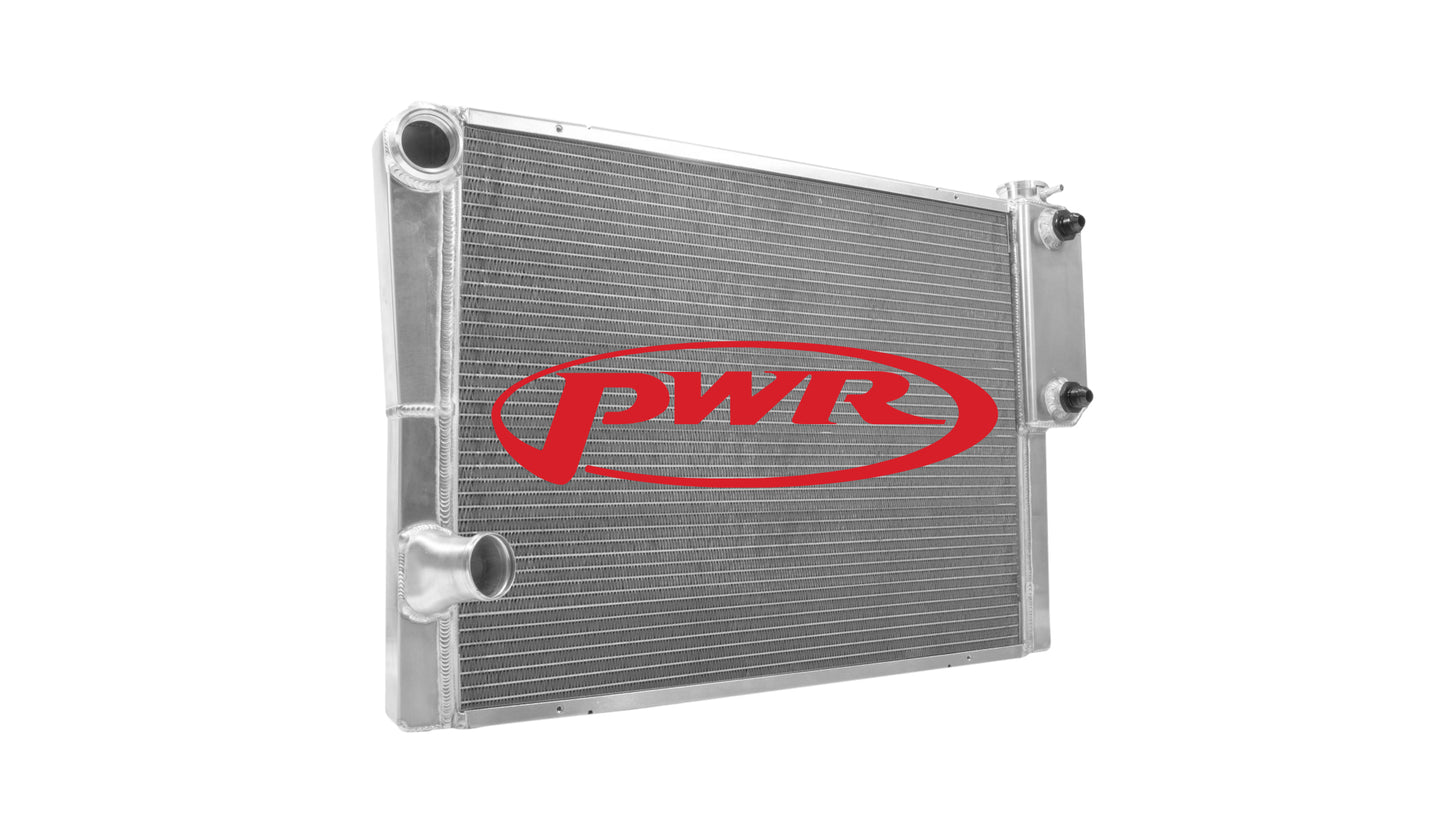 PWR - Radiator Universal C&R Performance (Ford Style) 
Heat Exchanger Open 28"x19"  1-3/4" High Outlet