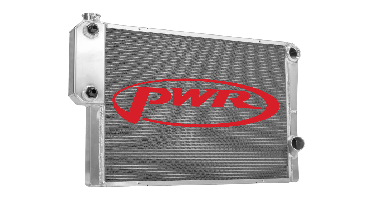 PWR - Radiator Universal C&R Performance Heat Exchanger Open 30'' x 19" 1-3/4'' High Outlet