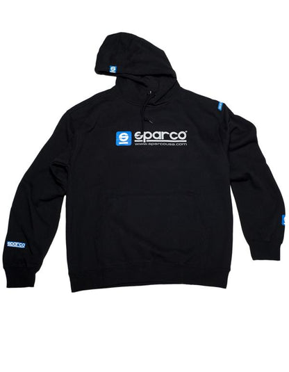 Sparco Sweatshirt Hooded WWW White LRG