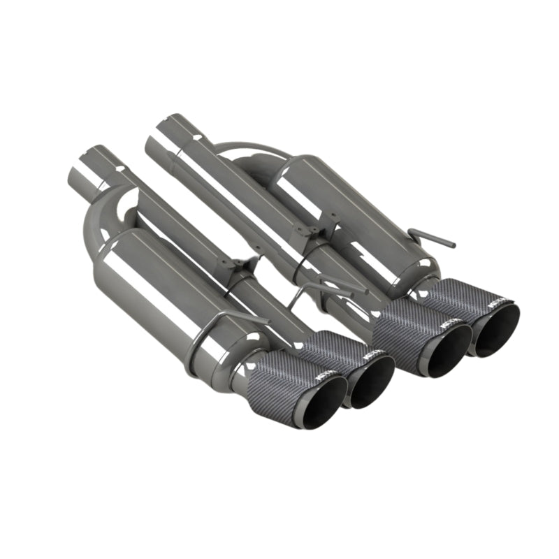 Kooks 09-13 Chevrolet Corvette Z06/ZR1 3in. Valved Axle-Back Exhaust w/ CF Tips