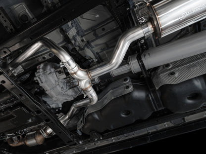 AWE Tuning 0FG Exhaust for 3rd Gen Toyota Tundra - Dual Chrome Silver Tips