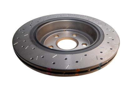 DBA 09 Pontiac G8 V8 6.0L Rear Drilled & Slotted 4000 Series Rotor