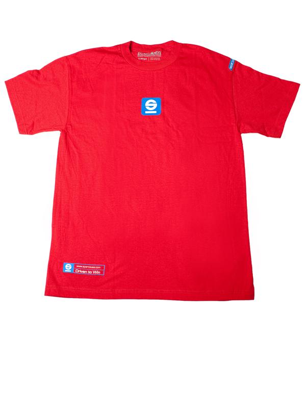 Sparco T-Shirt Tach Tri Black LRG