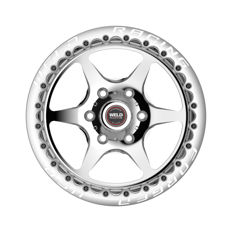 Weld S79HD 17x10 / 6x135 BP / 7.2in BS / 43mm / Street RT-S Series (ID Low Pad) SBL - Polished Wheel
