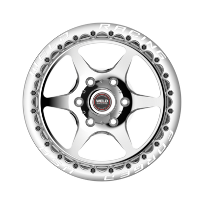 Weld S79HD 17x10 / 6x135 BP / 7.2in BS / 43mm / Street RT-S Series (ID Low Pad) SBL - Polished Wheel