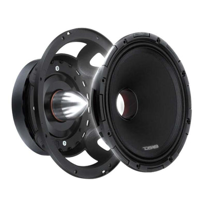 DS18 PROJECT360 8in Mid-High 100.2 dB Bullet Loudspeaker 300W RMS 8-Ohm Rotating Recone Design