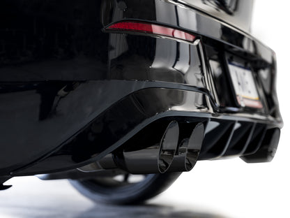 AWE Tuning MK8 Volkswagen Golf R 3in Touring Edition Quad Exhaust - Diamond Black Tips