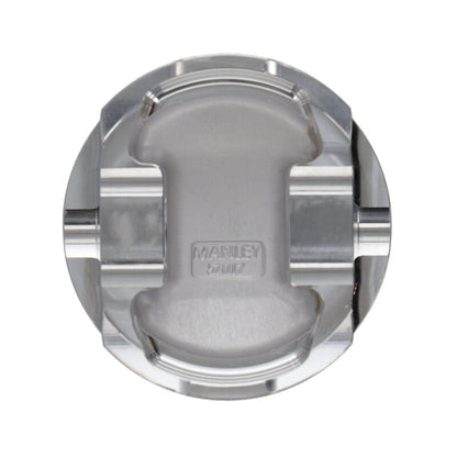 Manley Mitsubishi 2.0L 4B11T Piston Set - 86.00mm Bore 1.155in CH, -3.50 CC