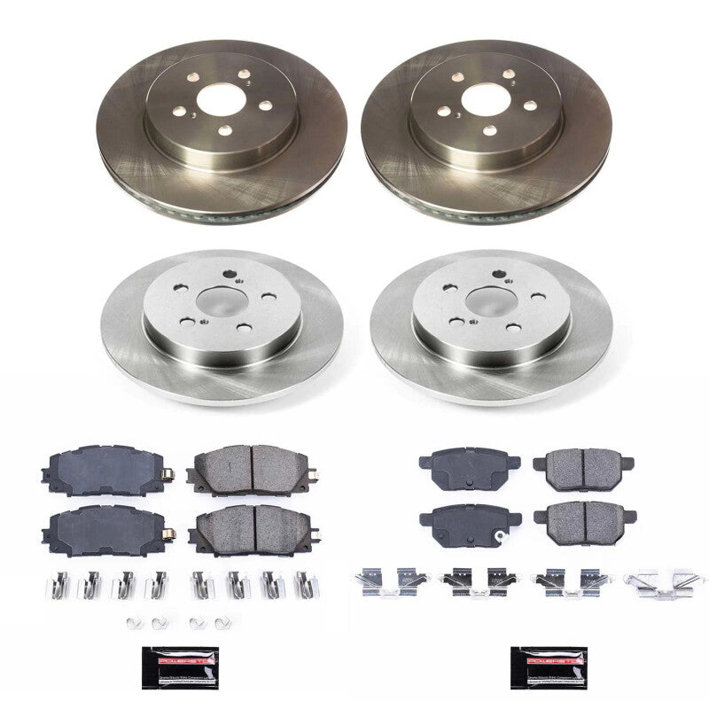 Power Stop 20-22 Toyota Prius Prime Front and Rear Autospecialty Brake Kit