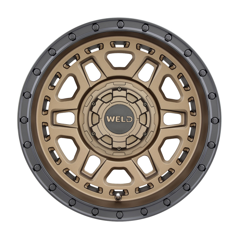 Weld Off-Road Crux 20x10in / 5x127 BP / ET -18 / 87.1mm Bore - Silver Machined Wheel