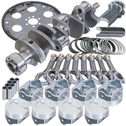 Eagle Chevy LT1350 1Pc 3.750in Crank 5.700in I-Beam 4.060in Pistons 153 Tooth FP Balanced Assembly