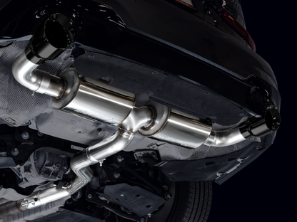 AWE 19-23 BMW 330i / 21-23 BMW 430i Base G2X Touring (Excl. Conv) Axle-Back Exhaust - Diamond Black