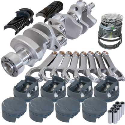 Eagle Chevy LT1 350 1Pc 3.750in Crank 6.000in H-Beam 6cc Dome 4.040in Pistons Rotating Assembly