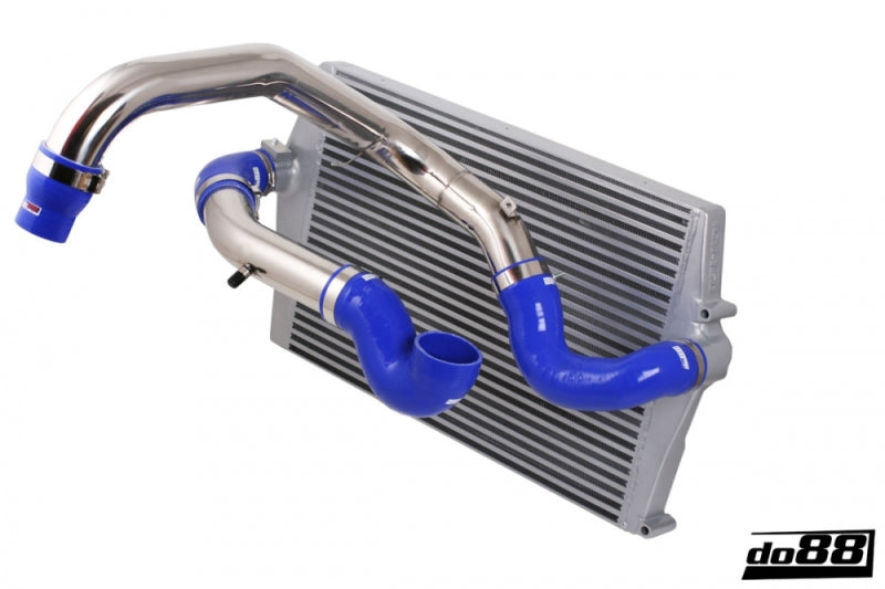 do88 00-02 Volvo S60/V70 2.0T/2.3T/2.4T (T5) BigPack Intercooler Kit w/Blue Hoses