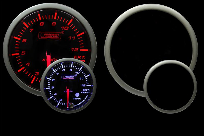 Prosport Gauges - 2-1/16" Amber/White Premium Metric EGT Gauge