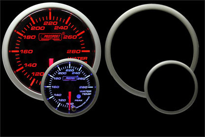 Prosport Gauges - 2-1/16" Premium Amber / White Water Temperature
