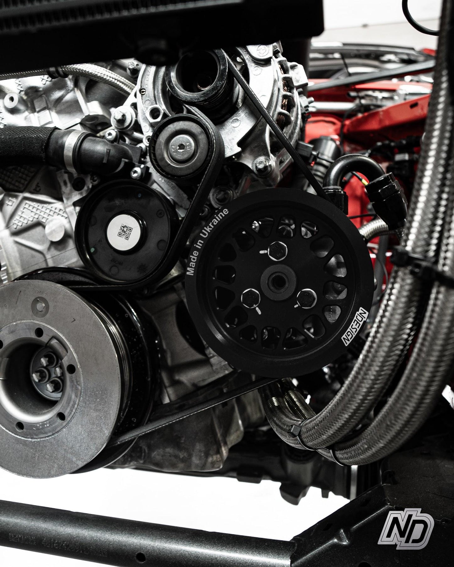 NDesign - B58 GEN 1,2 Power Steering Kit (Pulley, brackets and hardware)