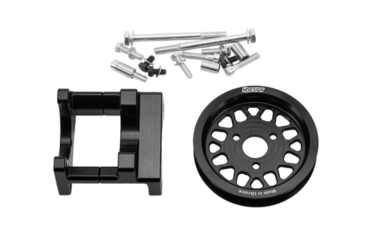 NDesign - B58 GEN 1,2 Power Steering Kit (Pulley, brackets and hardware)