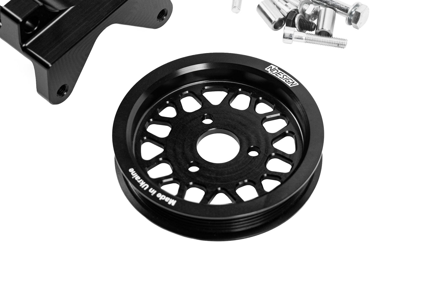 NDesign - B58 GEN 1,2 Power Steering Kit (Pulley, brackets and hardware)