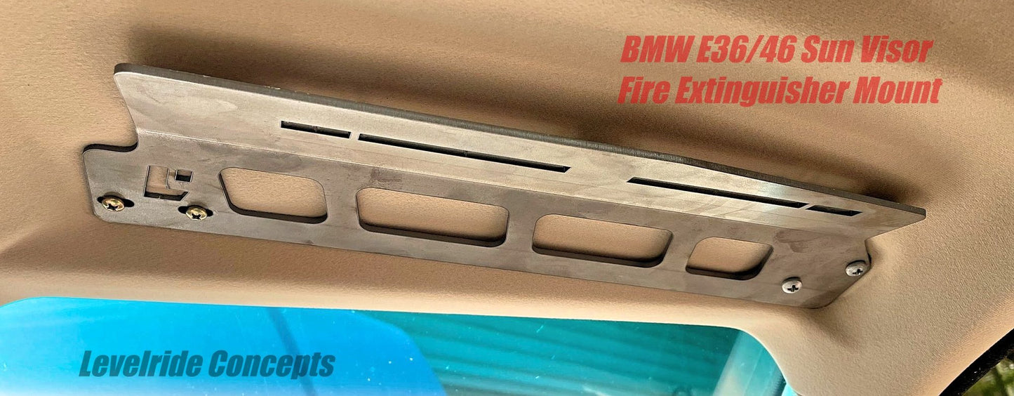 Levelride Concepts - BMW E36/ E46 Sun Visor F.E.M. (Fire Extinguisher Mount)