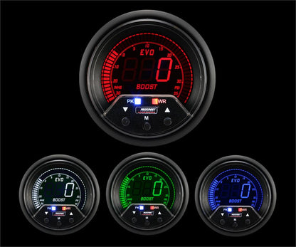 Prosport Gauges - 2-3/8" Premium Evo Electrical Boost Gauge
