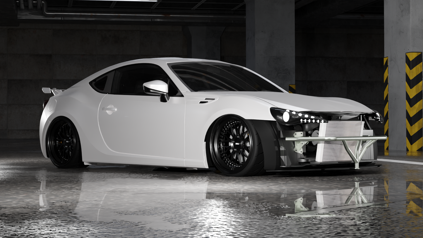 True Focus Fabrication - Scion FR-S / Subaru BRZ / Toyota GT86 - Front Standard Bash Bar