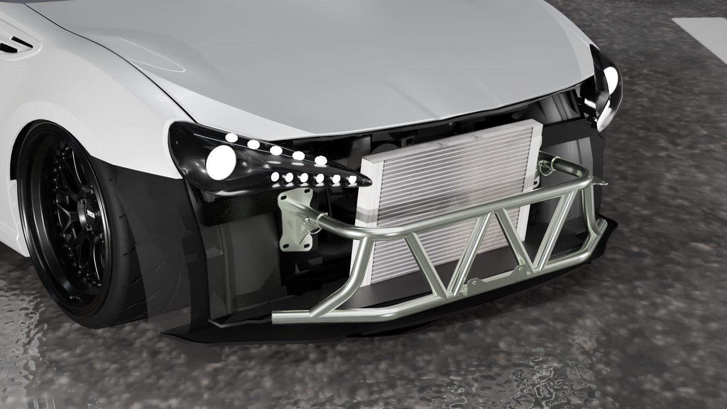 True Focus Fabrication - Scion FR-S / Subaru BRZ / Toyota GT86 - Street Shark Front Bash Bar