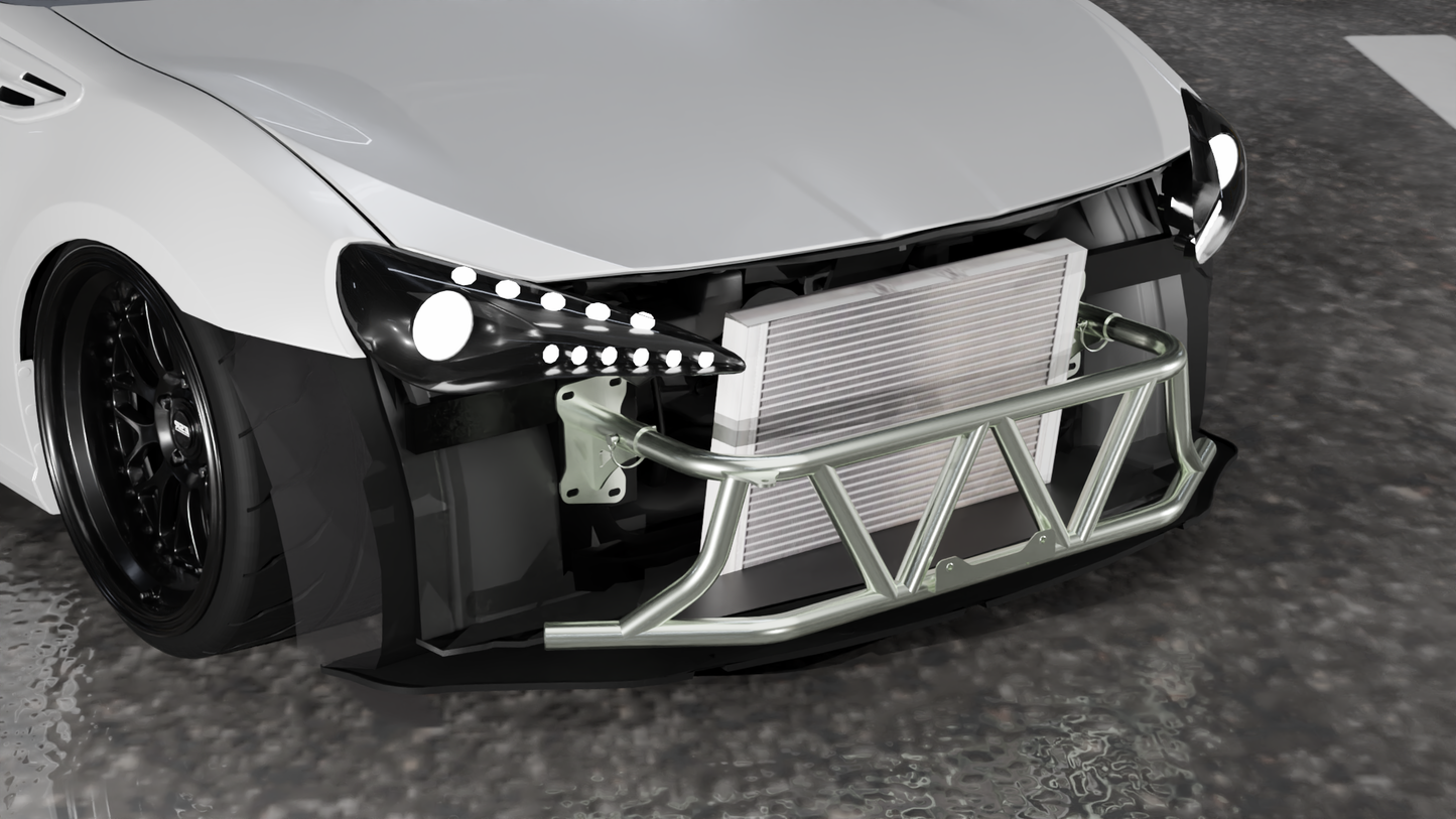 True Focus Fabrication - Scion FR-S / Subaru BRZ / Toyota GT86 - Street Shark Front Bash Bar