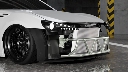 True Focus Fabrication - Scion FR-S / Subaru BRZ / Toyota GT86 - Street Shark Front Bash Bar