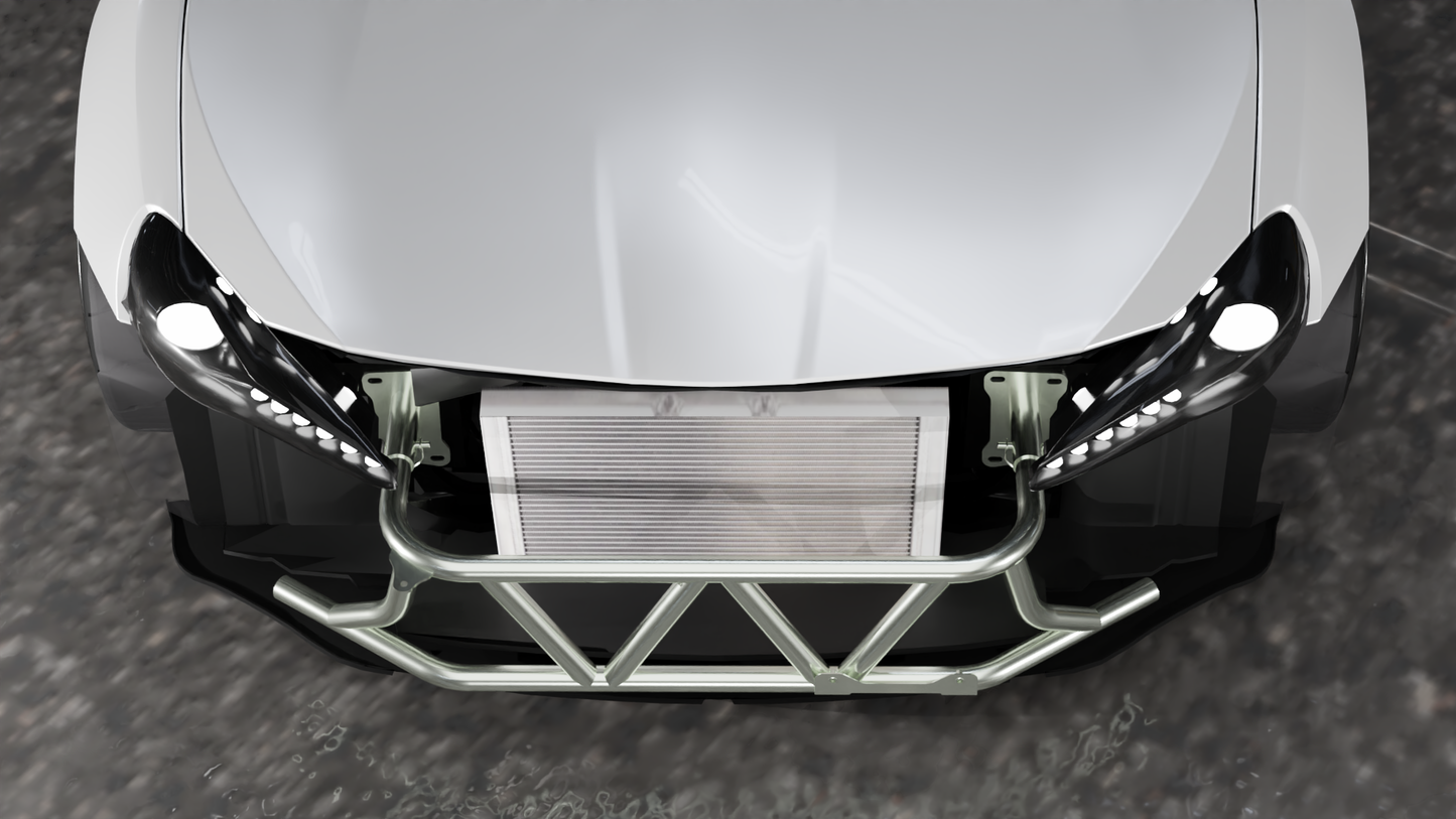 True Focus Fabrication - Scion FR-S / Subaru BRZ / Toyota GT86 - Street Shark Front Bash Bar