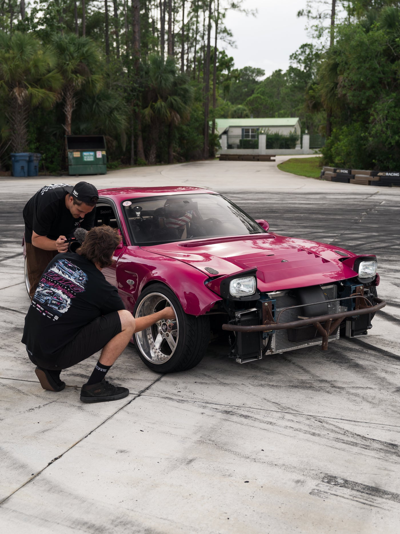 Gizmo rx7 inspecting fitment