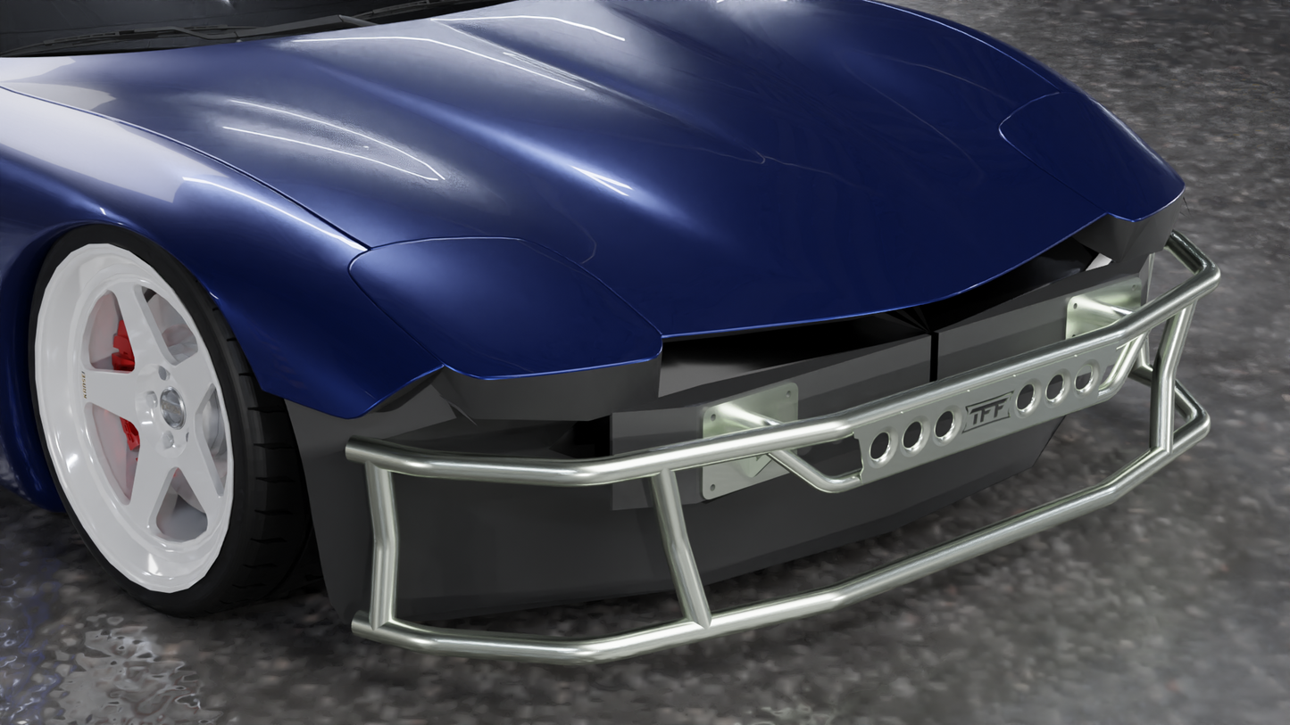 True Focus Fabrication - Chevrolet C5 Corvette - Dual Row Front Bash Bar