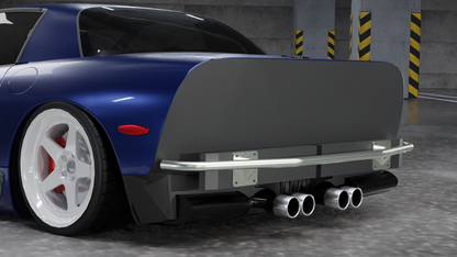 True Focus Fabrication - Chevrolet C5 Corvette - Standard Rear Bash Bar